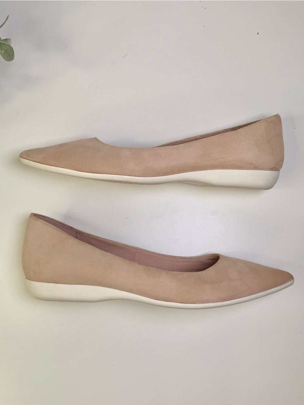 Sarto by Franco Sarto Adexie City Ballet Flats Blush Pink Suede Women's Size 10 - Picture 13 of 16